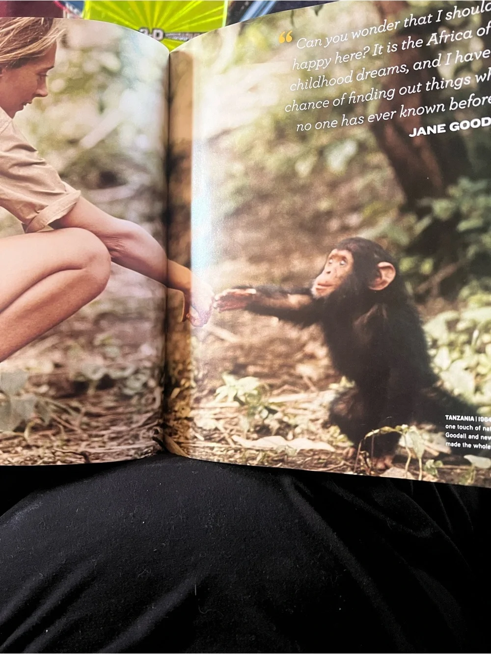 National Geographic Black Hardcover Book with Globe Seal